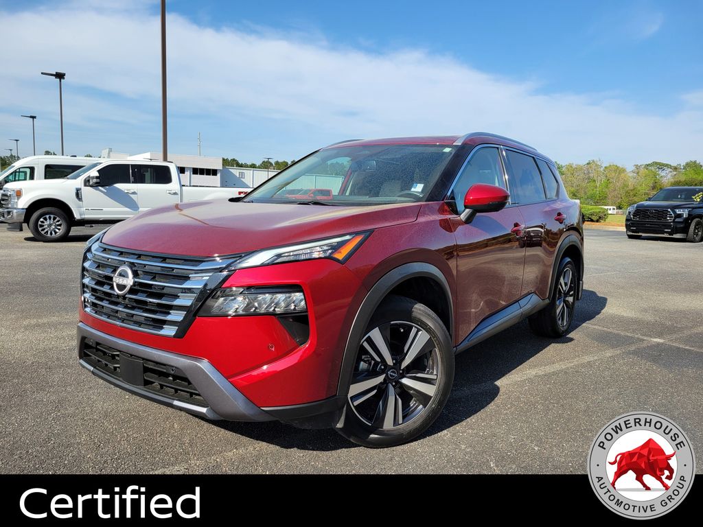 Red (Scarlet Ember Tintcoat) 2024 Nissan Rogue SUV / Crossover Front-Wheel Drive Continuously Variable Transmission