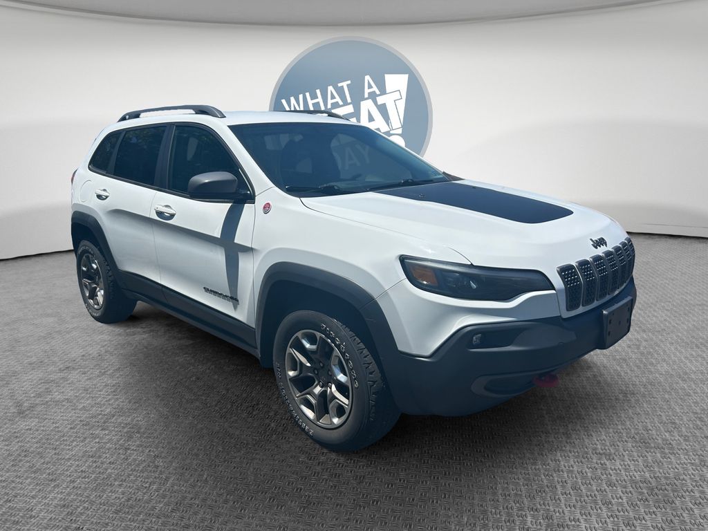 Bright White Clearcoat 2019 Jeep Cherokee Trailhawk 4WD SUV / Crossover Four-Wheel Drive 9-Speed Automatic