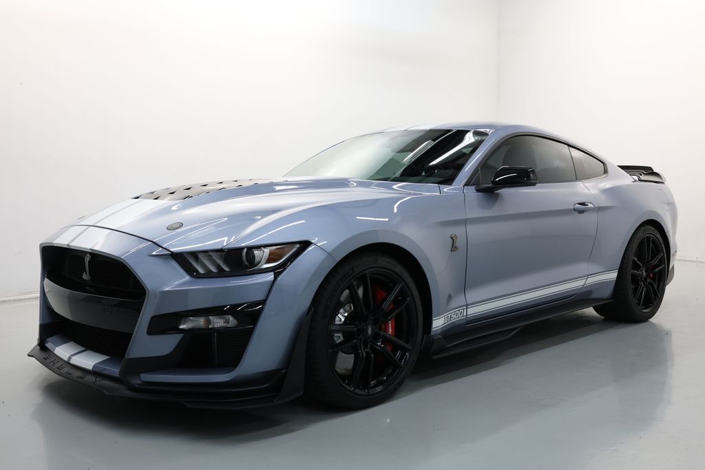 Brittany Blue Metallic 2022 Ford Mustang Shelby GT500 Coupe Rear-Wheel Drive 7-Speed Automatic