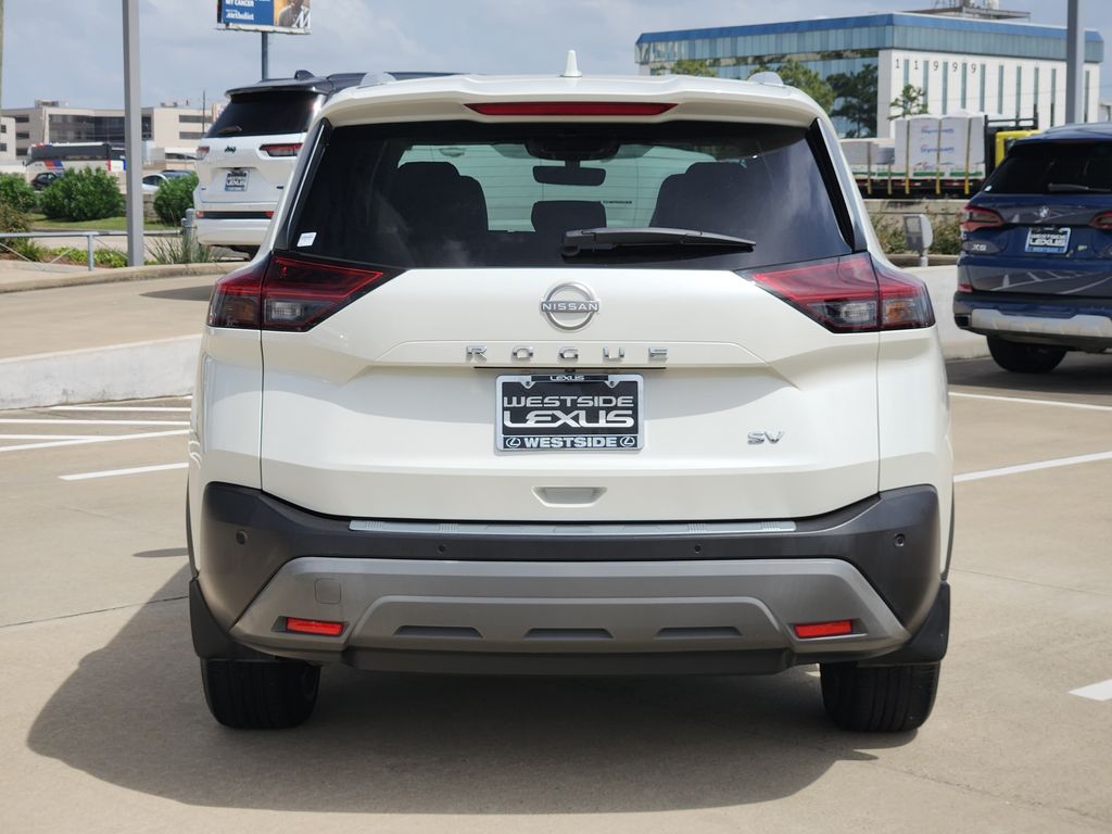 2022 Nissan Rogue SV White at South Houston Nissan