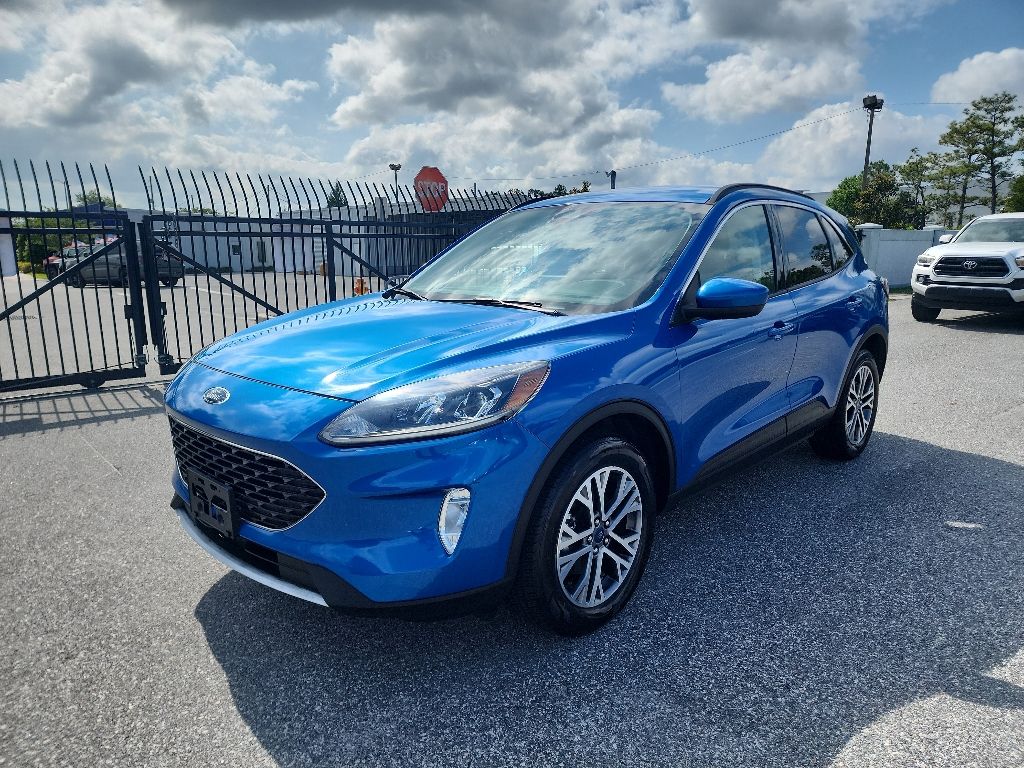 Velocity Blue Metallic 2021 Ford Escape SEL AWD SUV / Crossover All-Wheel Drive 8-Speed Automatic