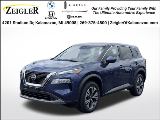 Caspian Blue Metallic 2023 Nissan Rogue SUV / Crossover All-Wheel Drive Continuously Variable Transmission