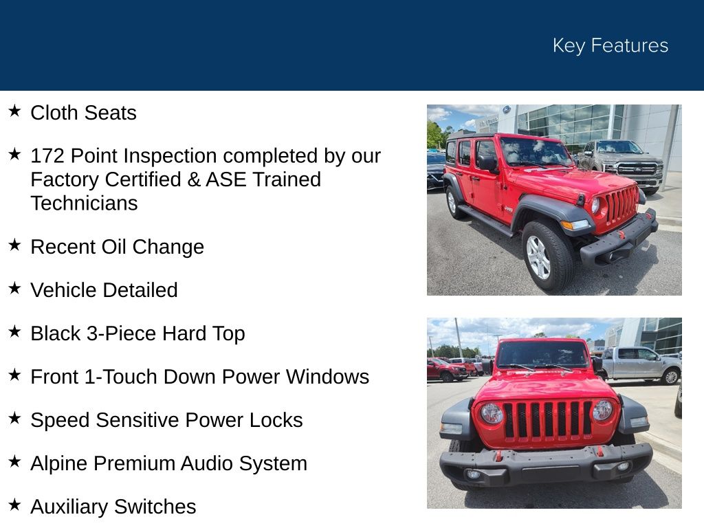 2018 Jeep Wrangler Unlimited Sport