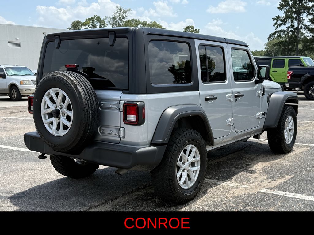 2023 Jeep Wrangler Sport S Silver at Bayway Cadillac of The Woodlands