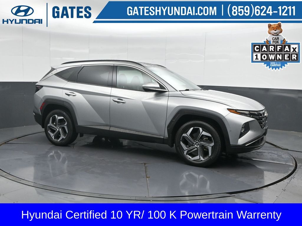 Shimmering Silver 2023 Hyundai Tucson Limited AWD SUV / Crossover All-Wheel Drive 8-Speed Automatic