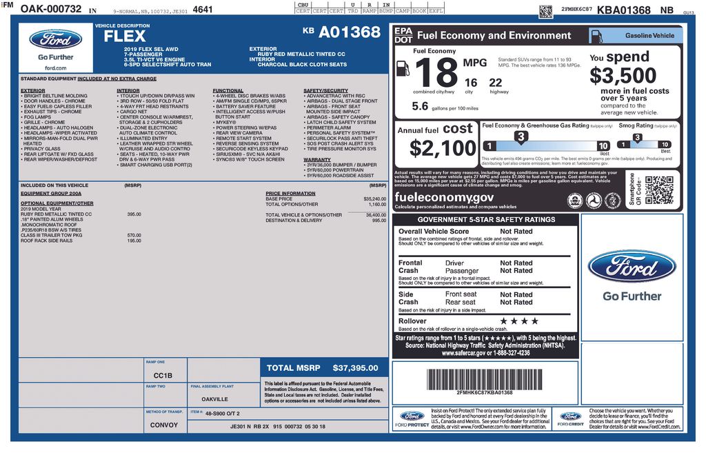Used 2019 Ford Flex SEL For Sale in Fort Wayne, IN
