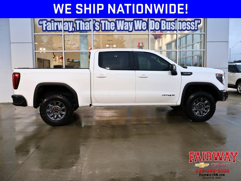 Summit White 2025 GMC Sierra 1500 Pickup Truck Four-Wheel Drive Automatic