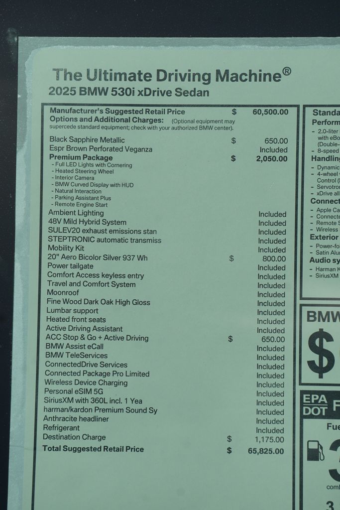 2025 BMW 5 Series 530i xDrive 9