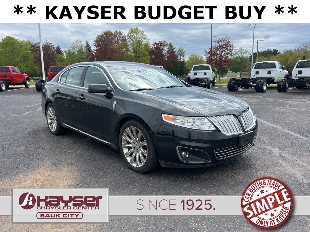 Tuxedo Black Metallic 2011 Lincoln MKS 3.5L AWD Sedan All-Wheel Drive 6-Speed Automatic