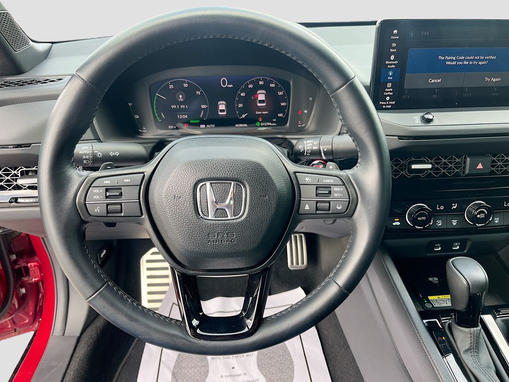 2025 Honda Accord Hybrid Sport-L Red at Classic Chevrolet Galveston