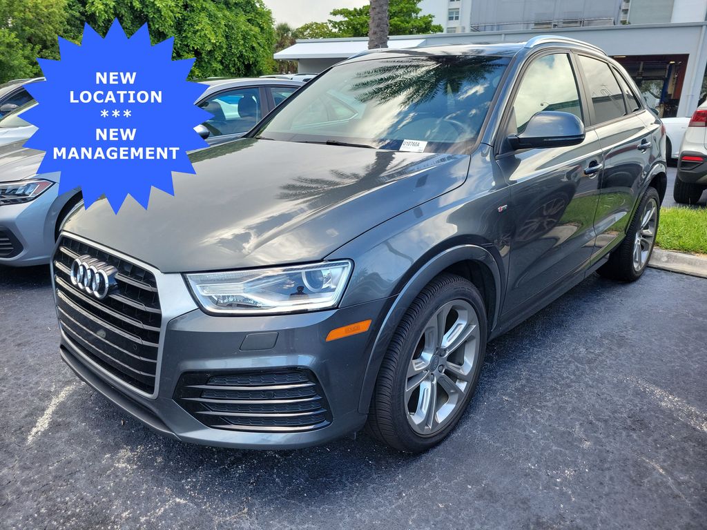 Daytona Gray Pearl 2018 Audi Q3 SUV / Crossover Front-Wheel Drive 6-Speed Automatic