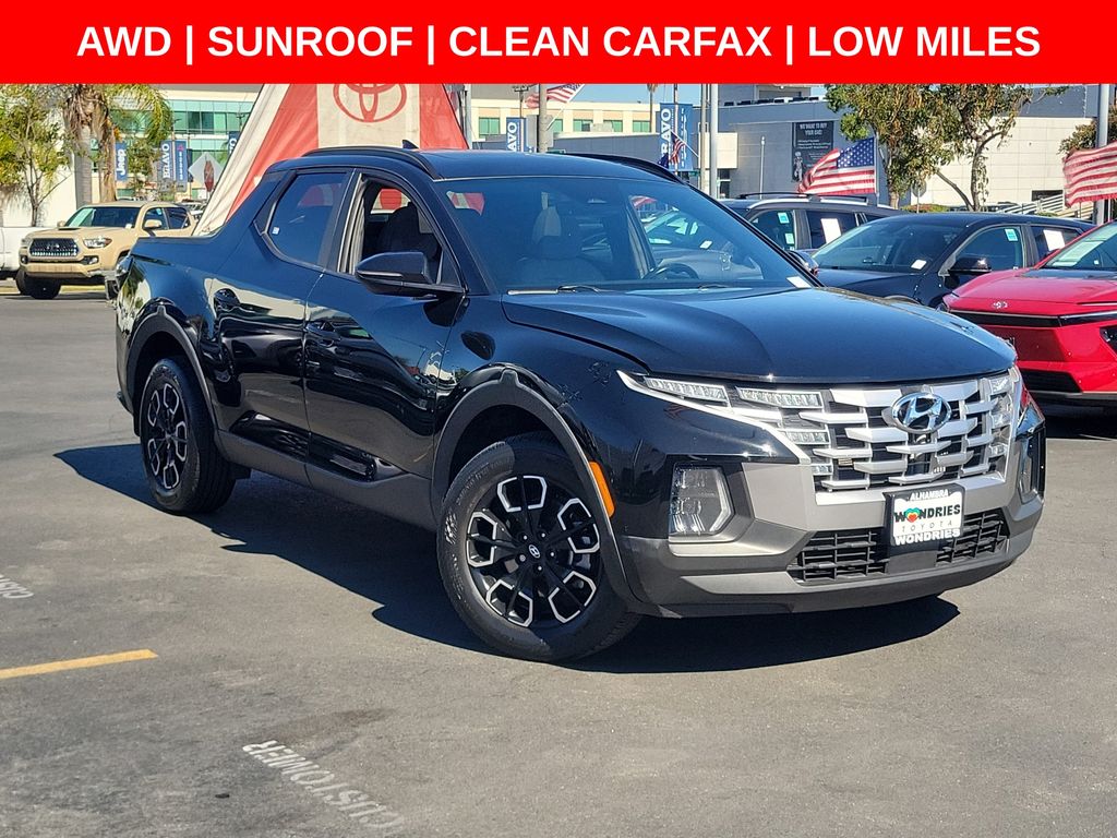 Phantom Black 2023 Hyundai Santa Cruz Pickup Truck All-Wheel Drive Automatic