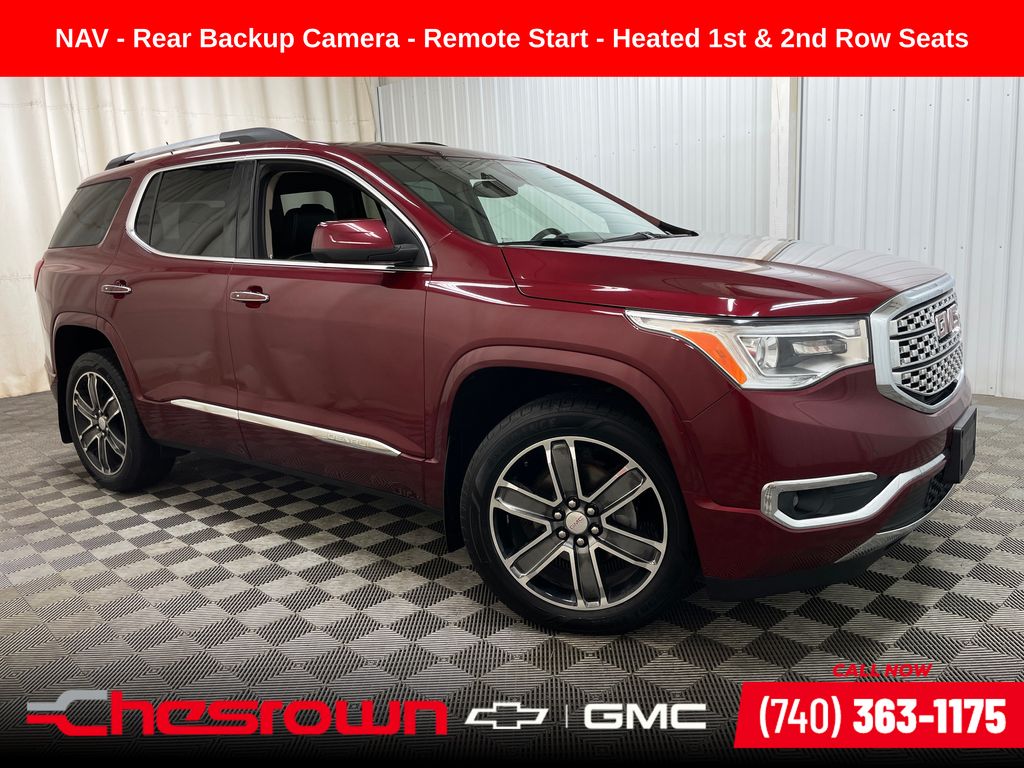 Crimson Red Tintcoat 2018 GMC Acadia SUV / Crossover Four-Wheel Drive 6-Speed Automatic