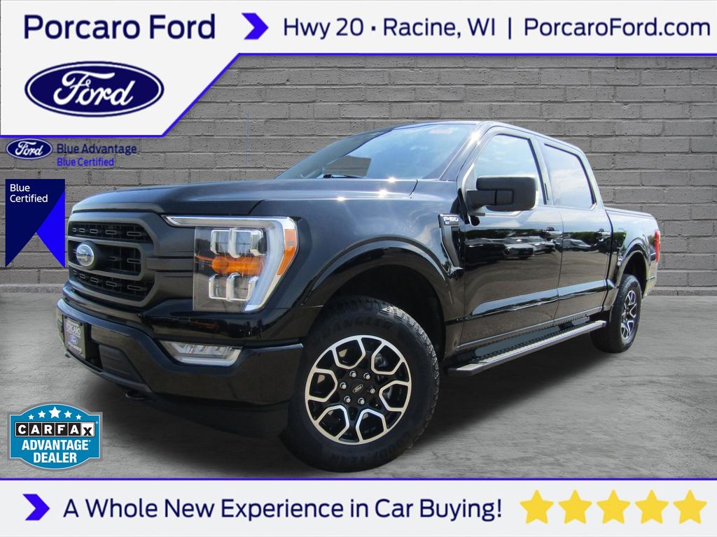 Black Metallic 2023 Ford F-150 Pickup Truck Four-Wheel Drive Automatic