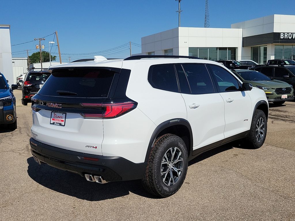 2026 GMC Acadia AT4 White at Brown Buick GMC
