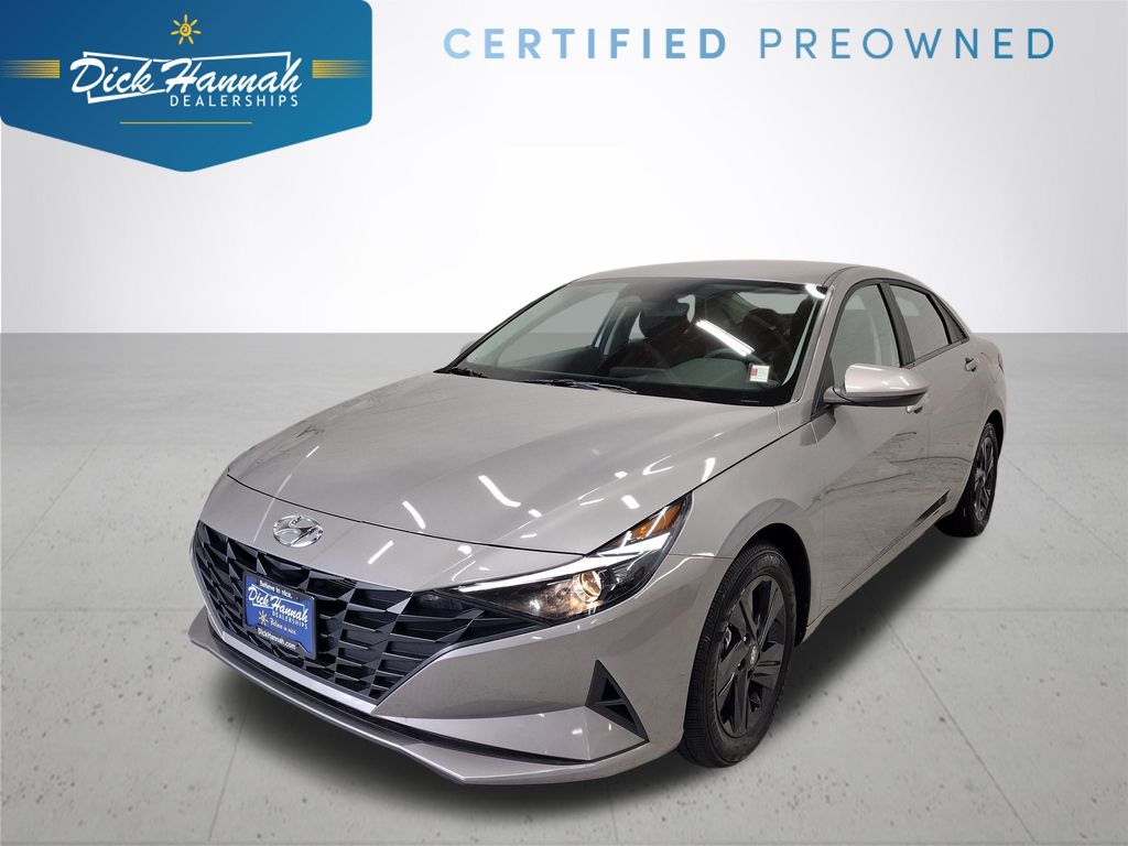 Fluid Metal 2023 Hyundai Elantra Hybrid Blue FWD Sedan Front-Wheel Drive 6-Speed Dual Clutch