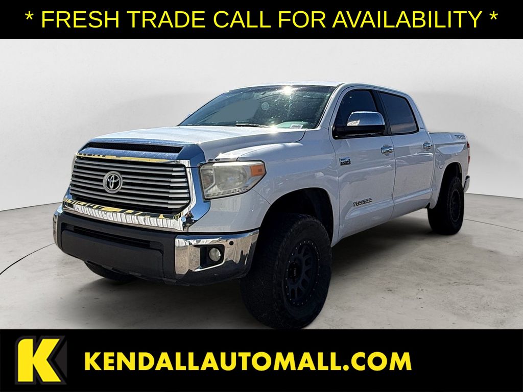 Super White 2016 Toyota Tundra Pickup Truck Four-Wheel Drive 6-Speed Automatic Overdrive