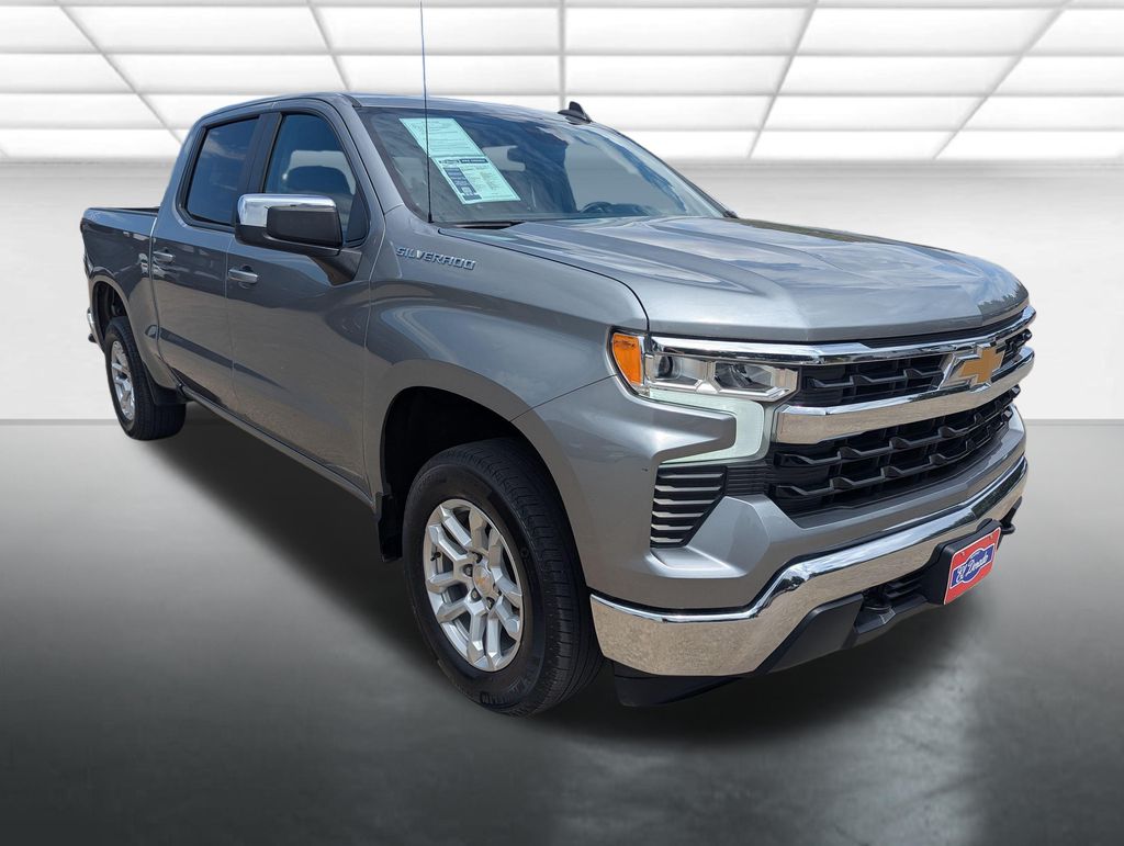 Sterling Gray Metallic 2024 Chevrolet Silverado 1500 Pickup Truck Four-Wheel Drive 8-Speed Automatic