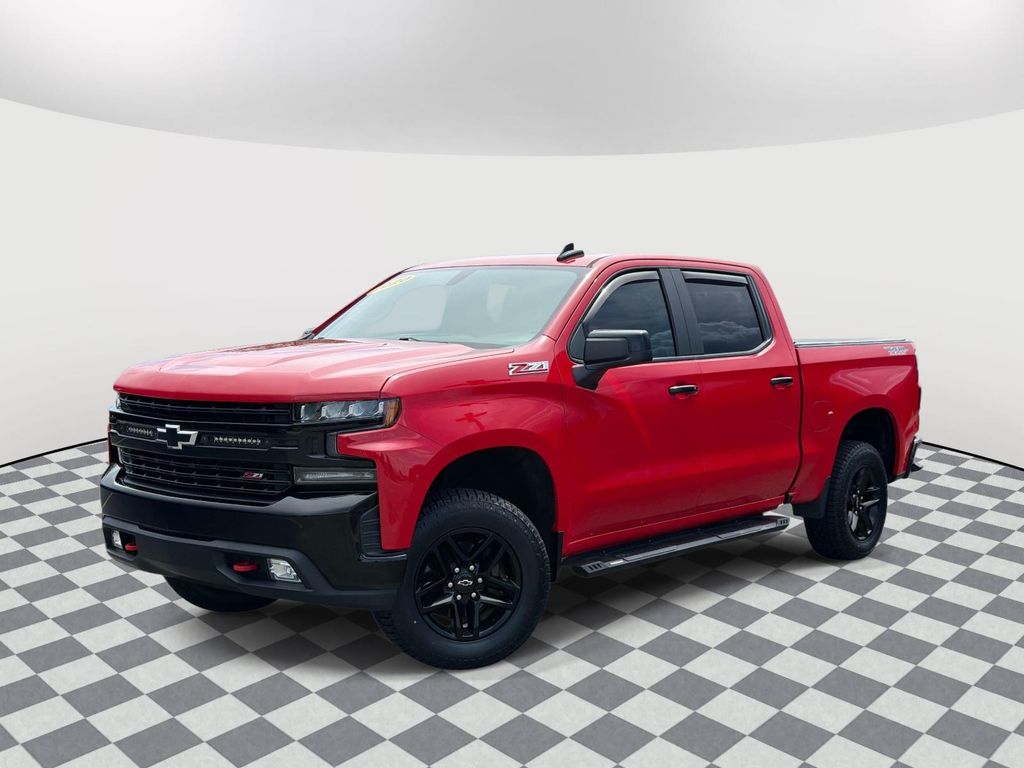 Red Hot 2020 Chevrolet Silverado 1500 Pickup Truck Four-Wheel Drive Automatic