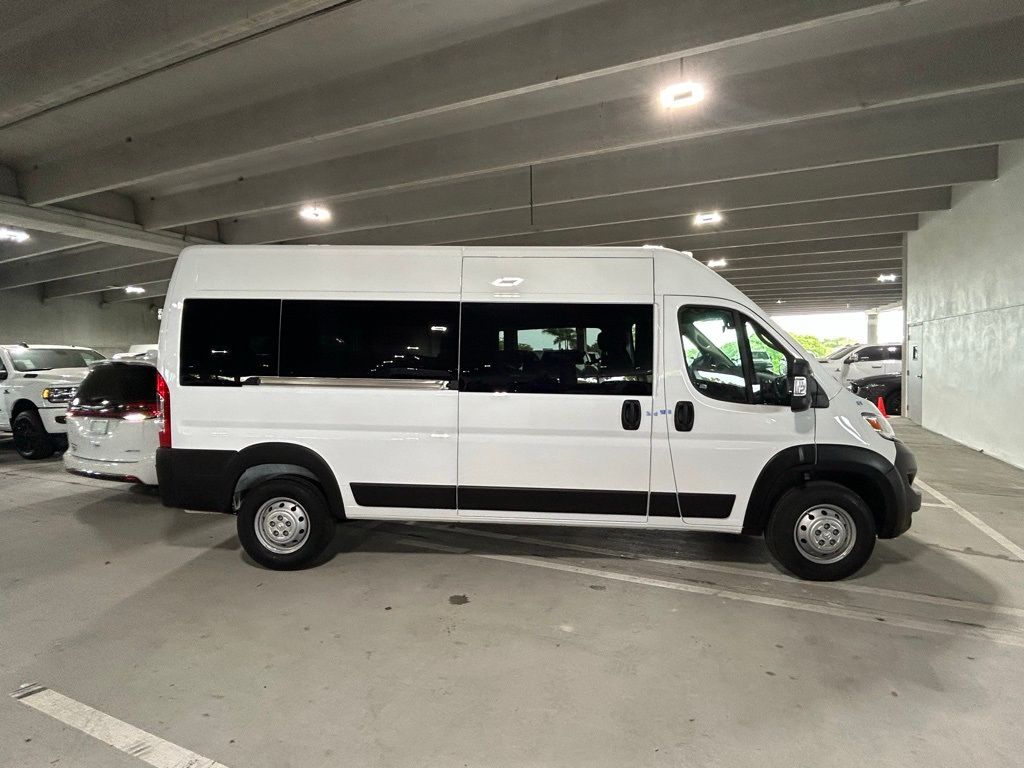 Used 2023 Bright White Clearcoat Ram High Roof image 3