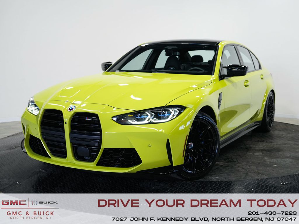 Sao Paulo Yellow 2023 BMW M3 Competition RWD Sedan Rear-Wheel Drive 8-Speed Automatic