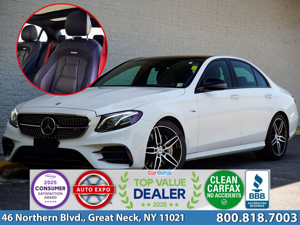 White 2020 Mercedes-Benz E-Class AMG E 53 Sedan 4MATIC Sedan All-Wheel Drive 9-Speed Automatic