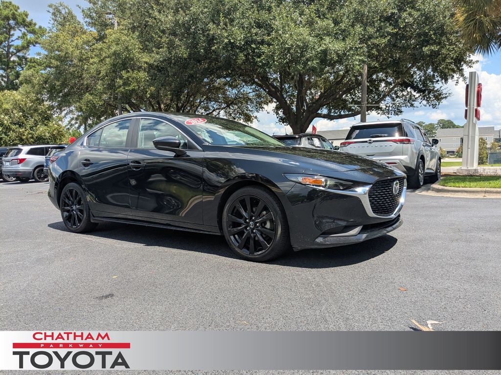 Jet Black Mica 2024 Mazda MAZDA3 Sedan Front-Wheel Drive 6-Speed Automatic
