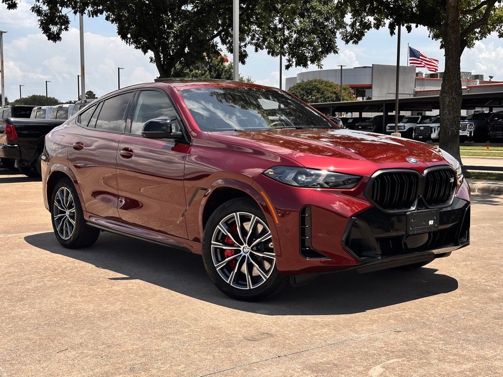 Aventurin Red Metallic 2024 BMW X6 M60i xDrive AWD SUV / Crossover All-Wheel Drive 8-Speed Automatic
