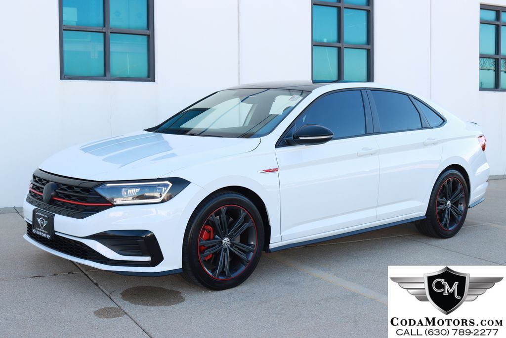 Pure White 2019 Volkswagen Jetta GLI Sedan Front-Wheel Drive 7-Speed Dual Clutch