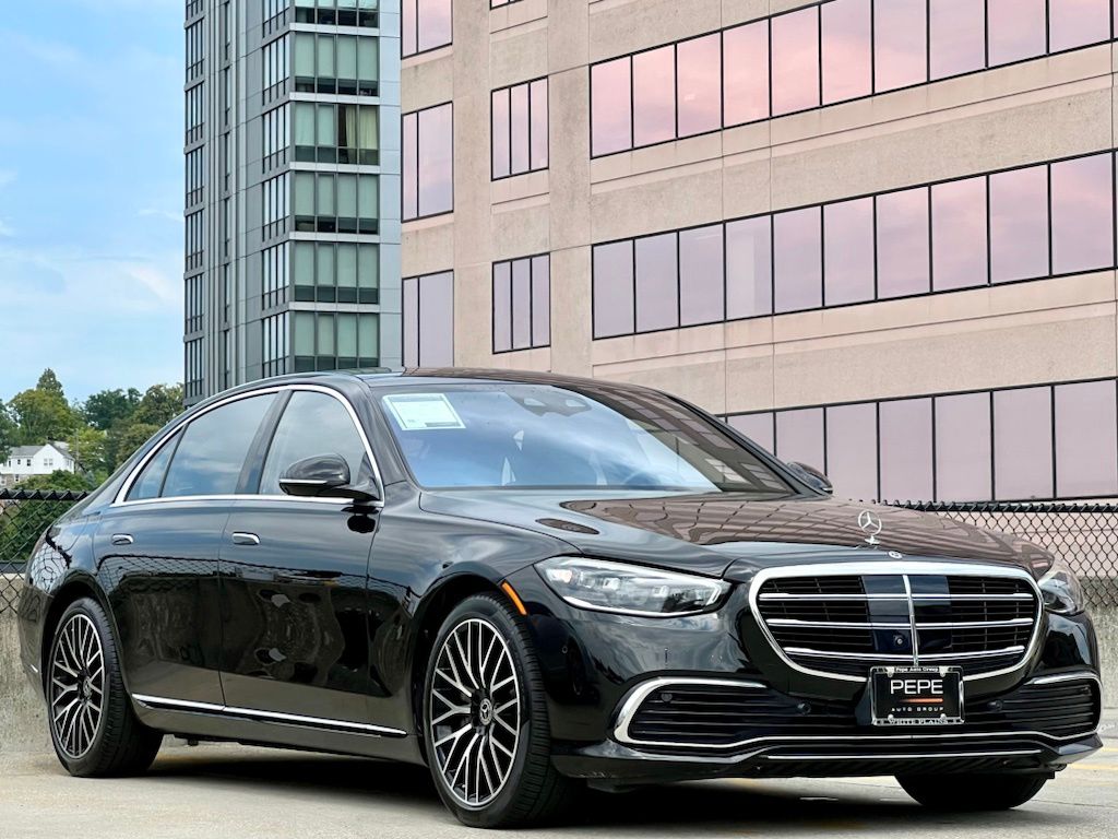 Obsidian Black Metallic 2023 Mercedes-Benz S-Class Sedan All-Wheel Drive 9-Speed Automatic
