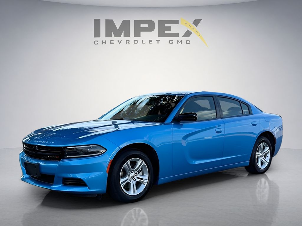 B5 Blue Pearlcoat 2023 Dodge Charger Sedan Rear-Wheel Drive 8-Speed Automatic