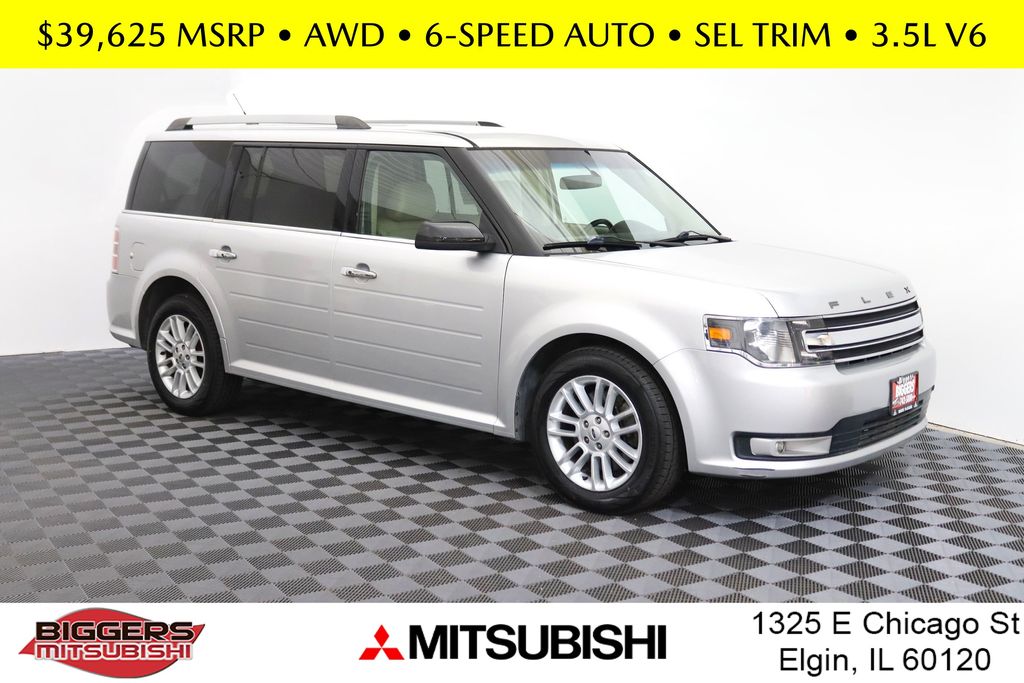 Silver 2019 Ford Flex SUV / Crossover All-Wheel Drive 6-Speed Automatic