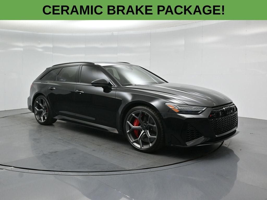 Mythos Black Metallic 2026 Audi RS 6 Avant Wagon All-Wheel Drive 8-Speed Automatic