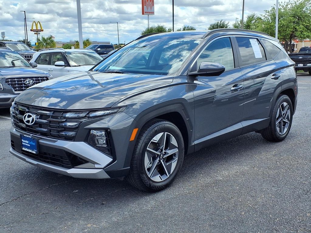Ecotronic Gray 2025 Hyundai Tucson SEL FWD SUV / Crossover Front-Wheel Drive 8-Speed Automatic