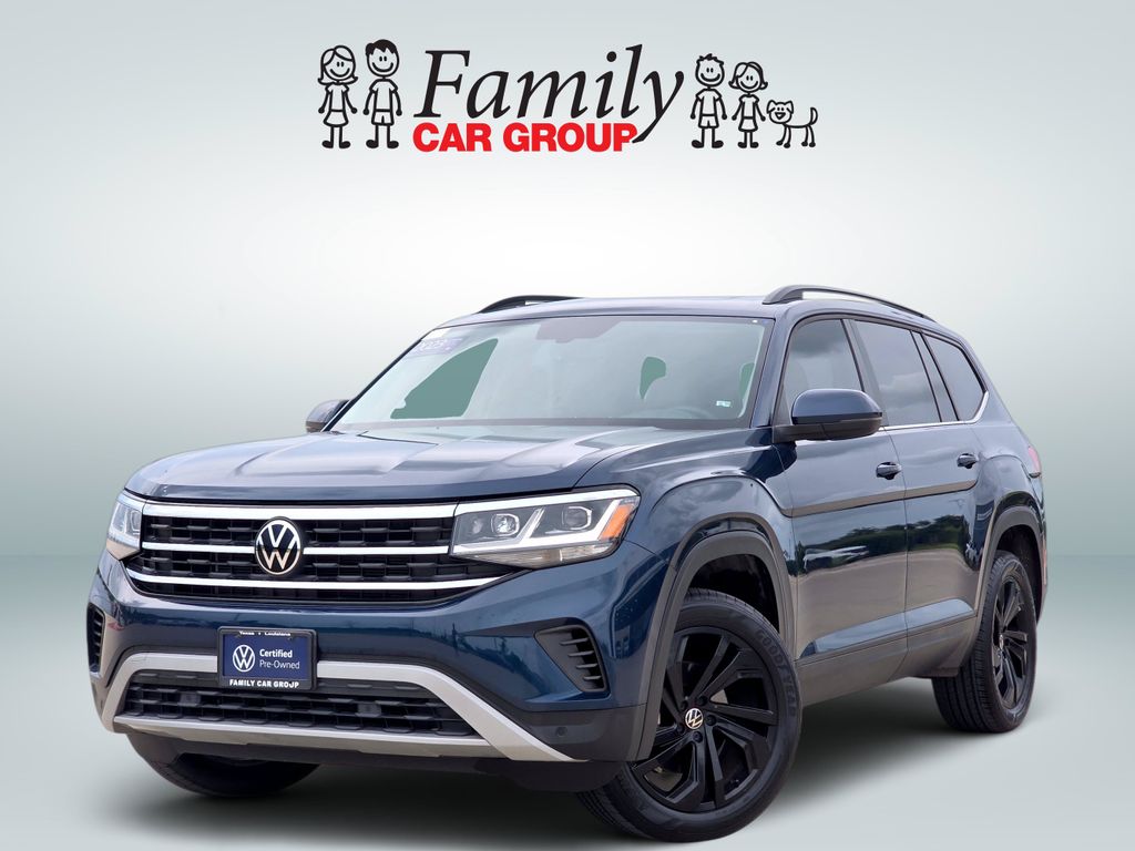 Tourmaline Blue Metallic 2023 Volkswagen Atlas SUV / Crossover Front-Wheel Drive 8-Speed Automatic