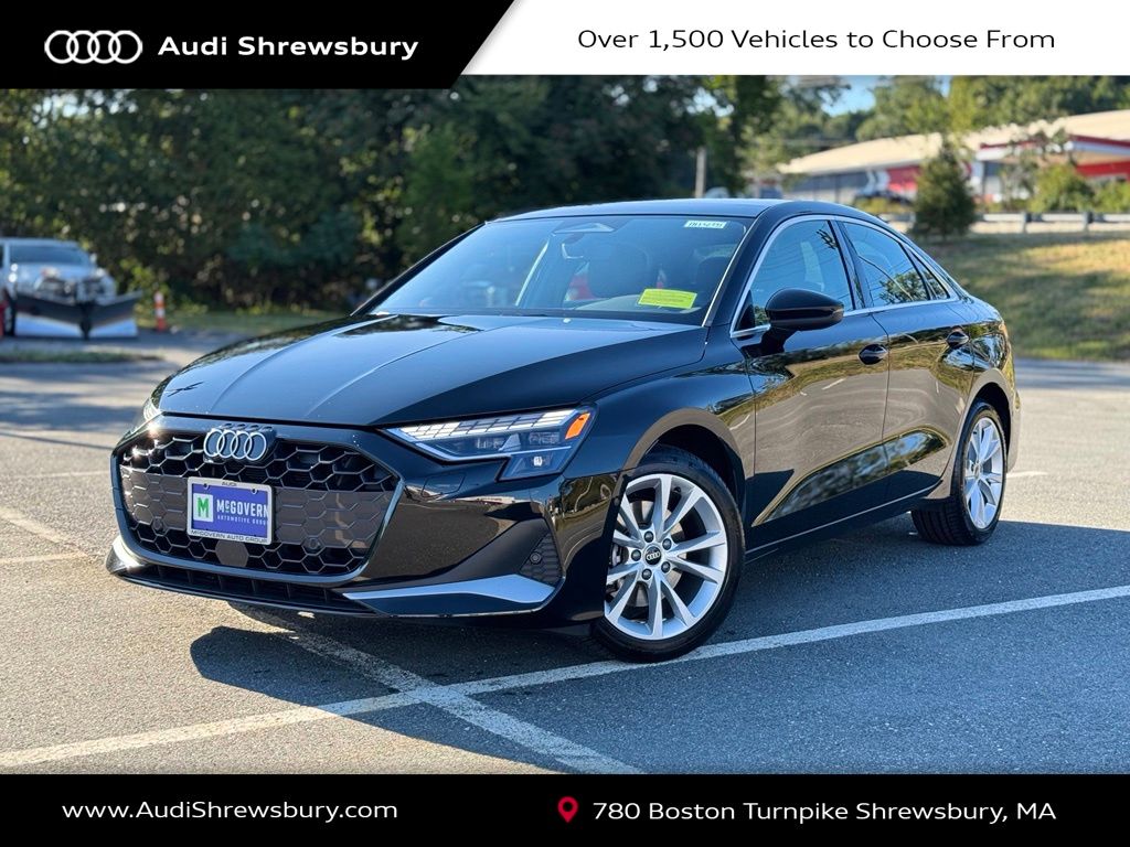 Brilliant Black 2026 Audi A3 Sedan All-Wheel Drive 7-Speed Automatic