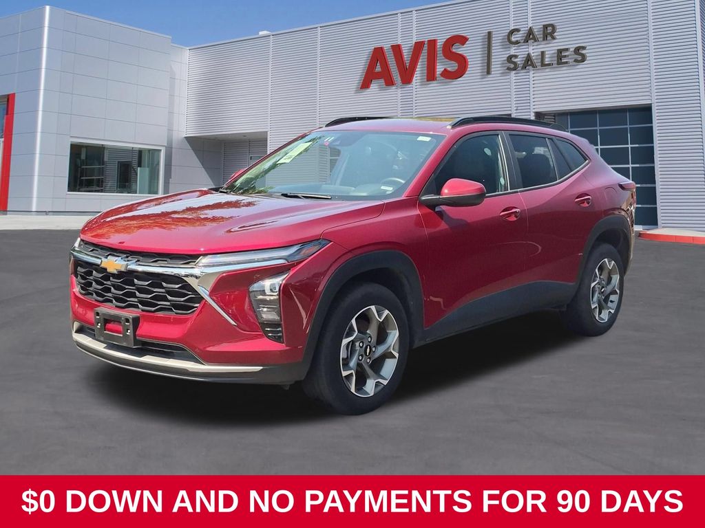 Red (Crimson) 2025 Chevrolet Trax SUV / Crossover Front-Wheel Drive 6-Speed Automatic