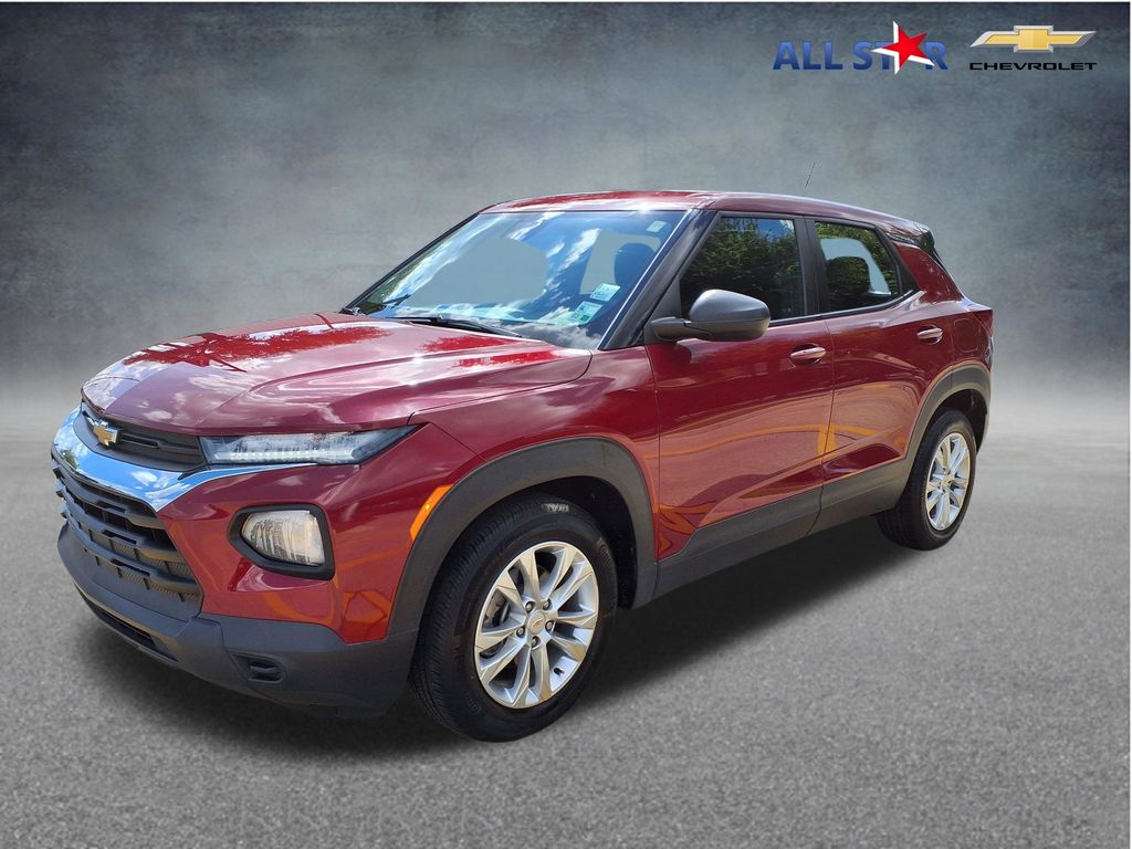 Scarlet Red Metallic 2021 Chevrolet Trailblazer LS FWD SUV / Crossover Front-Wheel Drive Continuously Variable Transmission