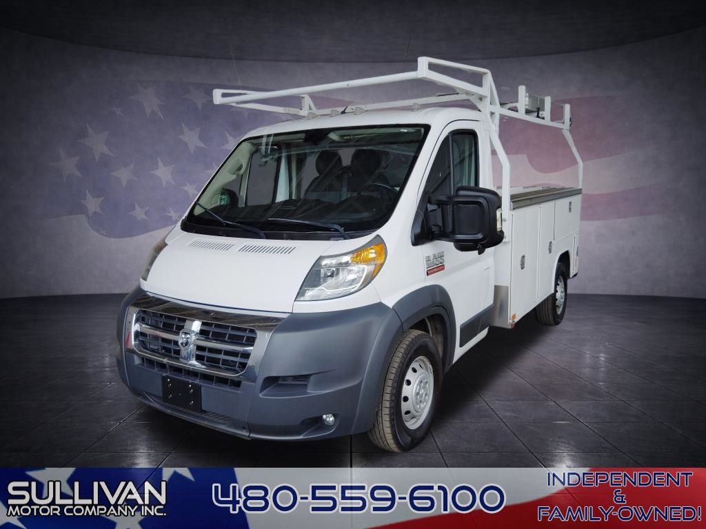 Bright White Clearcoat 2018 RAM ProMaster Chassis Pickup Truck Front-Wheel Drive 6-Speed Automatic