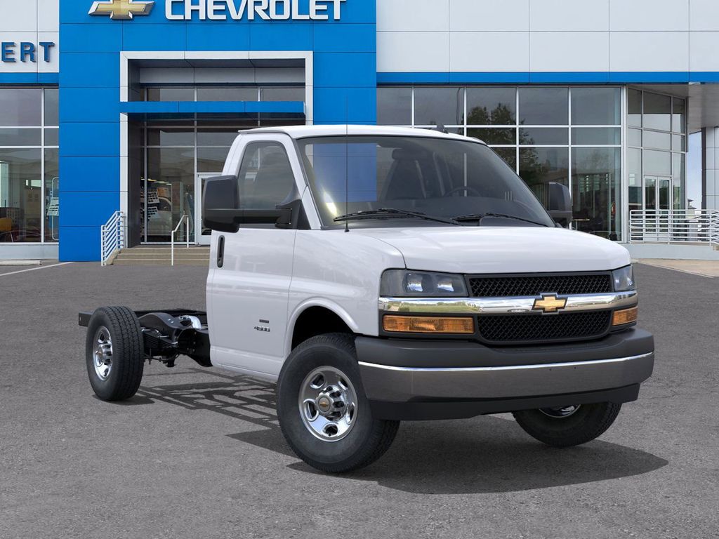 New 2025 White Chevrolet Work Van image 24