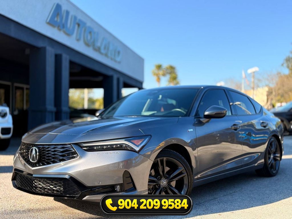 Silver 2025 Acura Integra FWD with Technology and A-SPEC Package Sedan Front-Wheel Drive Continuously Variable Transmission