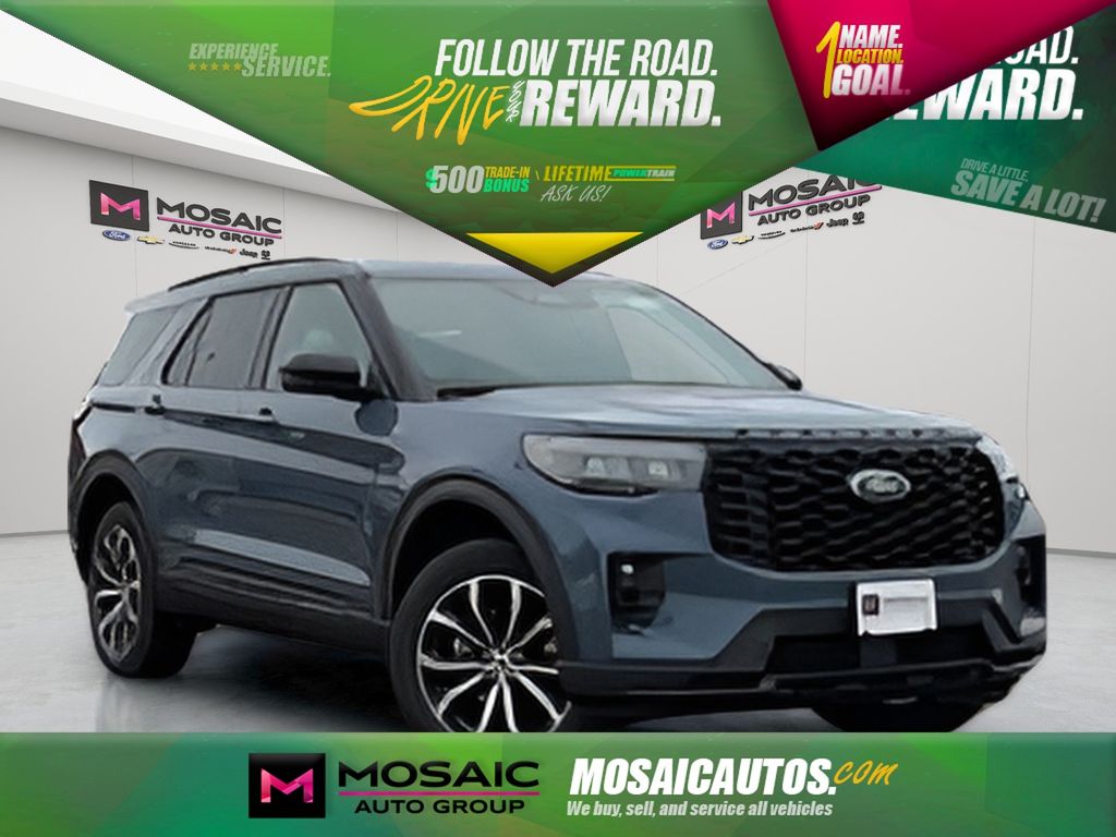 Vapor Blue Metallic 2026 Ford Explorer ST-Line AWD SUV / Crossover All-Wheel Drive Automatic