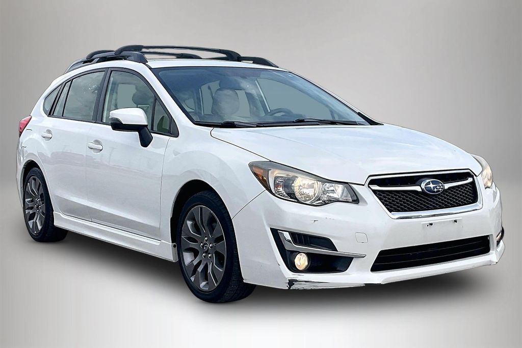 Crystal White Pearl 2016 Subaru Impreza Hatchback All-Wheel Drive Continuously Variable Transmission