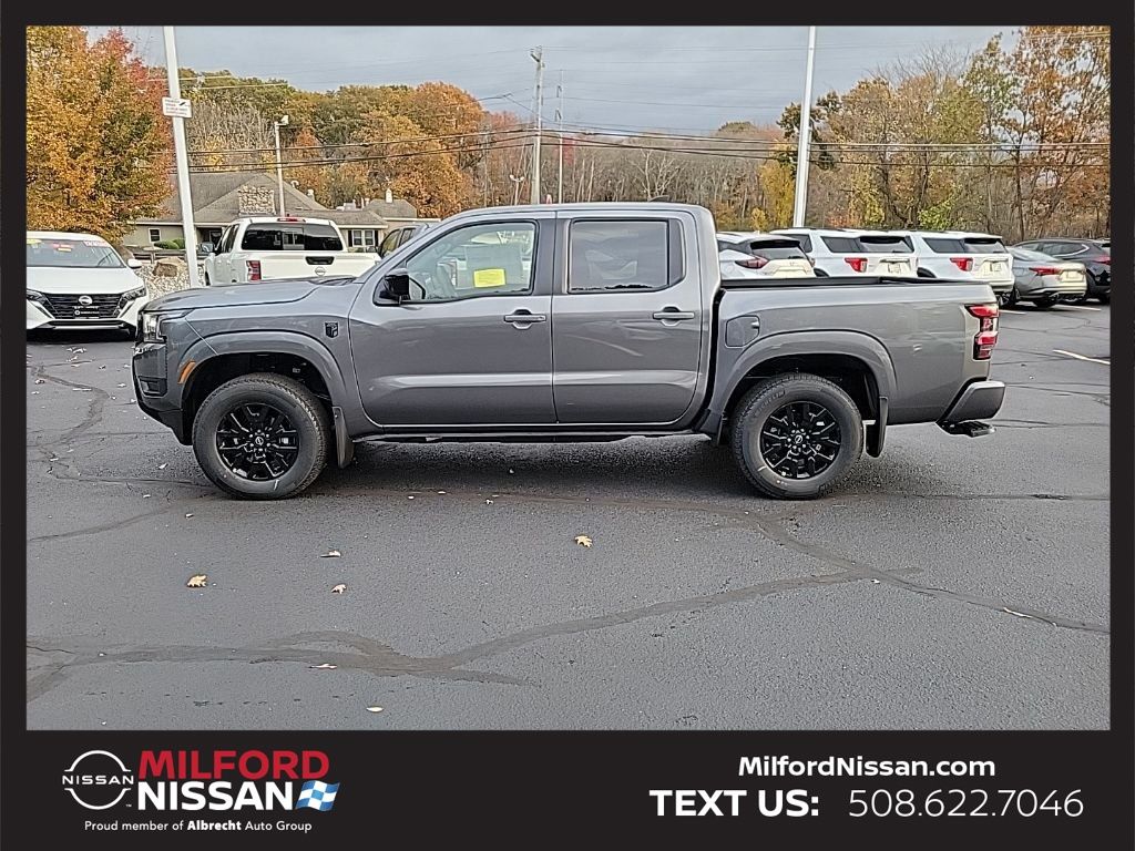 Gray (Gun Metallic) 2026 Nissan Frontier Pickup Truck Four-Wheel Drive 9-Speed Automatic Overdrive