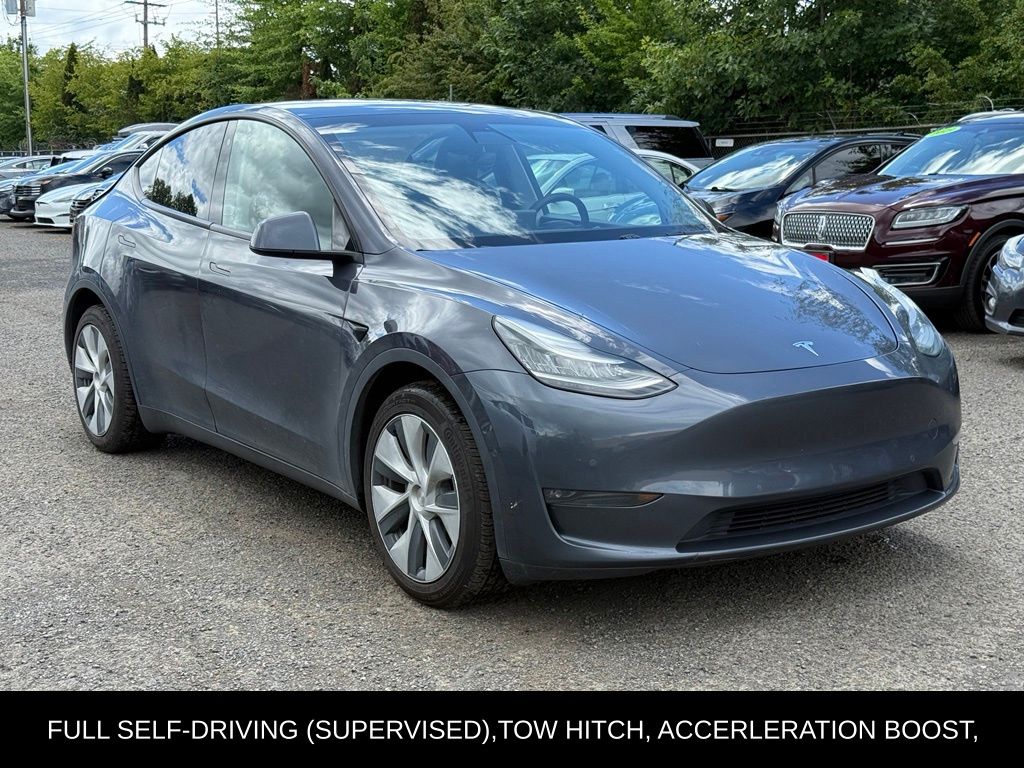 Midnight Silver Metallic 2020 Tesla Model Y SUV / Crossover All-Wheel Drive 1-Speed Automatic