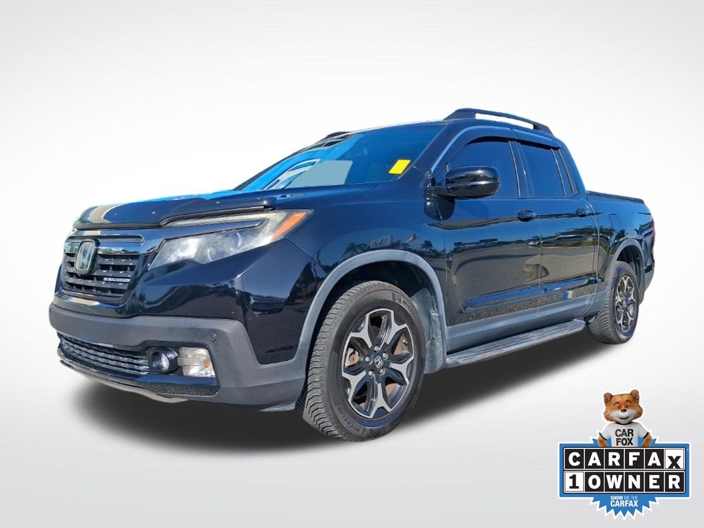 Crystal Black Pearl 2019 Honda Ridgeline Pickup Truck All-Wheel Drive 6-Speed Automatic
