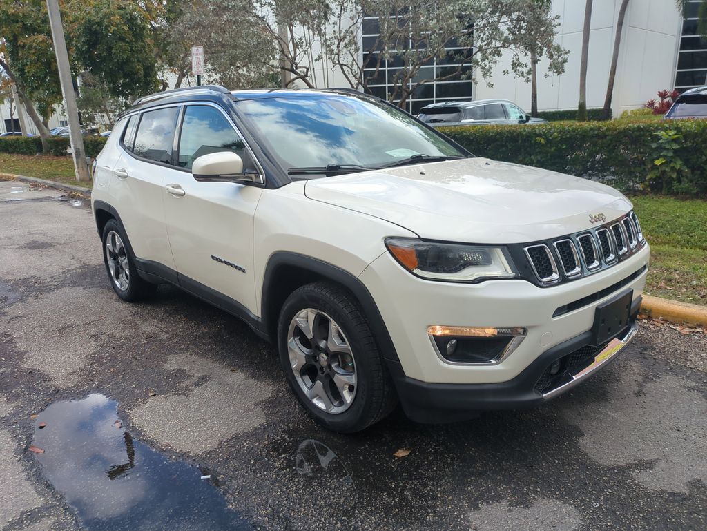 Certified 2018 Jeep Compass Limited with VIN 3C4NJCCB8JT487731 for sale in Tamarac, FL