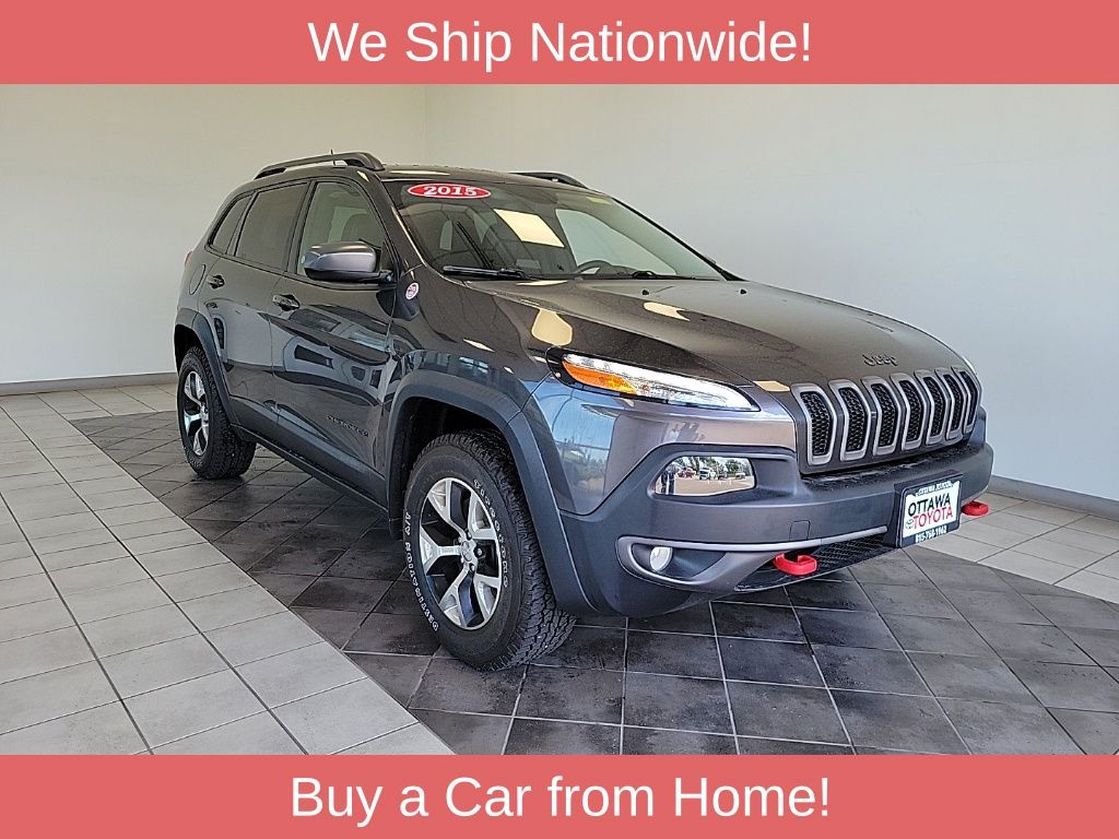 Gray (Granite Crystal Metallic Clearcoat) 2015 Jeep Cherokee SUV / Crossover Four-Wheel Drive 9-Speed Automatic