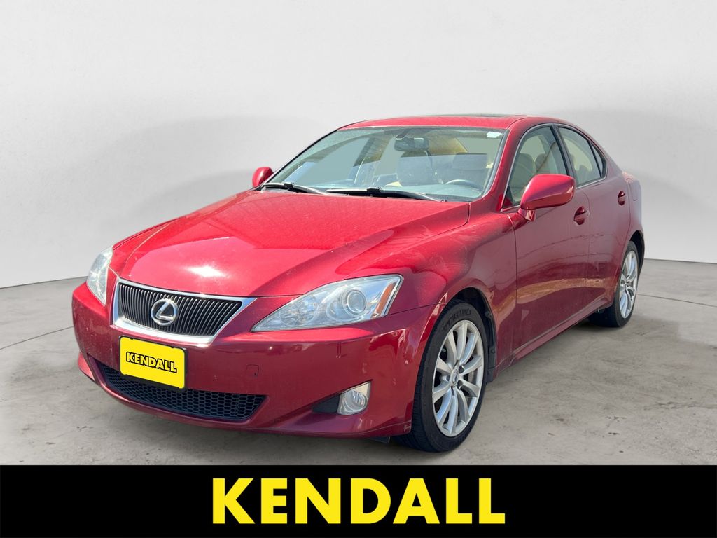 Matador Red Mica 2008 Lexus IS 250 AWD Sedan All-Wheel Drive 6-Speed Automatic