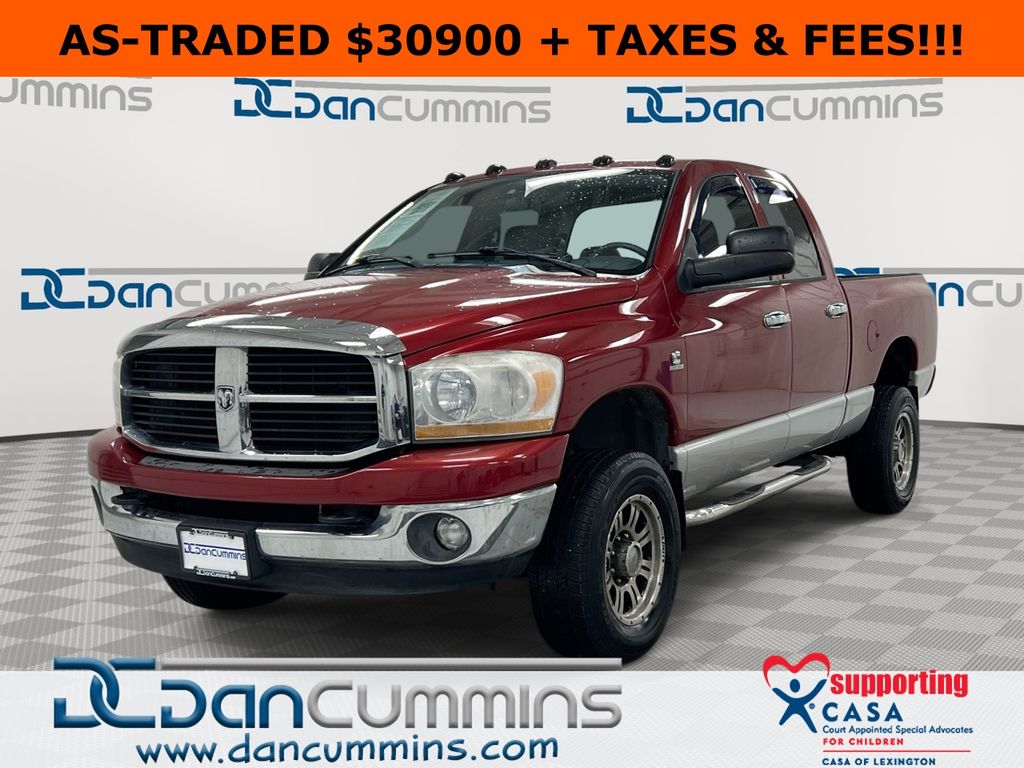 Inferno Red Crystal Pearl 2006 Dodge RAM 2500 SLT Quad Cab 4WD Pickup Truck Four-Wheel Drive 6-Speed Manual